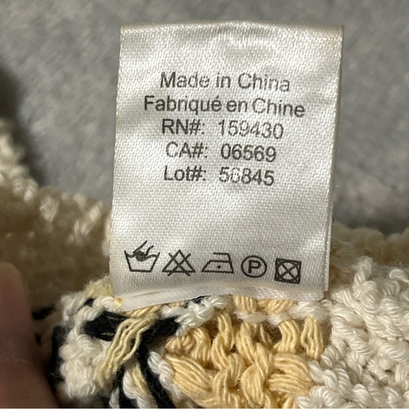 Elan Womens XS Pullover Sweater Top Ruffle Sleeveless Stripe Pullover - Picture 9 of 10